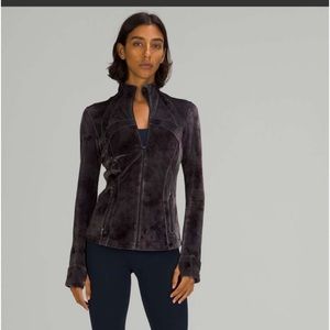 Lululemon Define Velour Limited Edition Interstellar Dark Grey  Jacket Size 8
